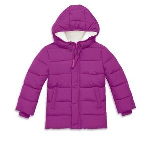 Primary Kids - Parka Puffer coat in Boysenberry Size 6-7